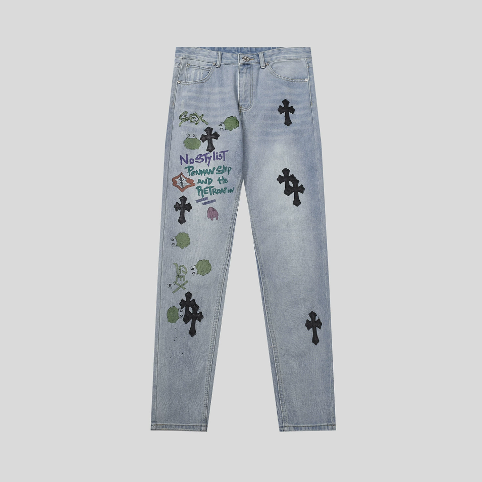 Chrome Hearts Denim Pants