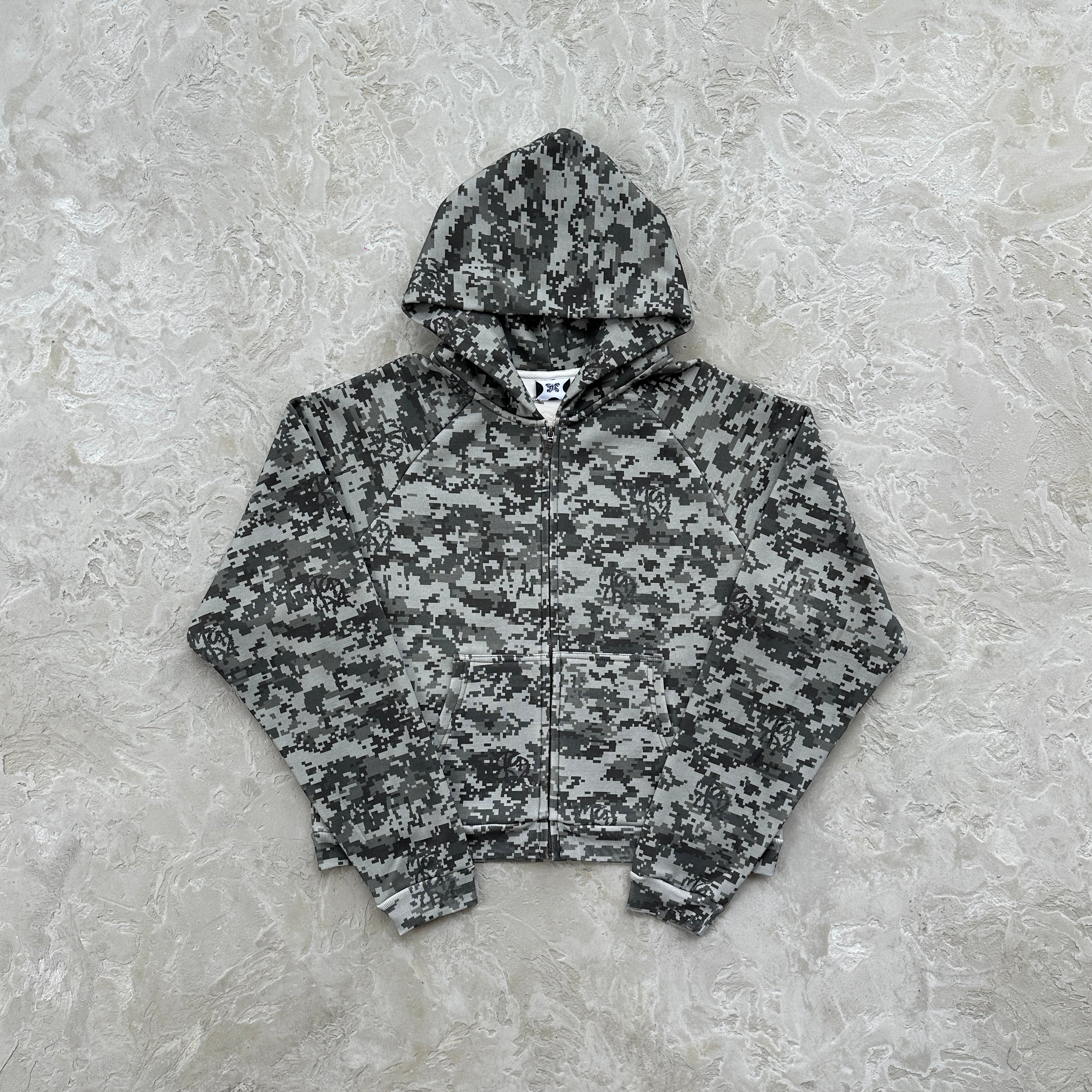 Mertra Glitch Camouflage Hoodie