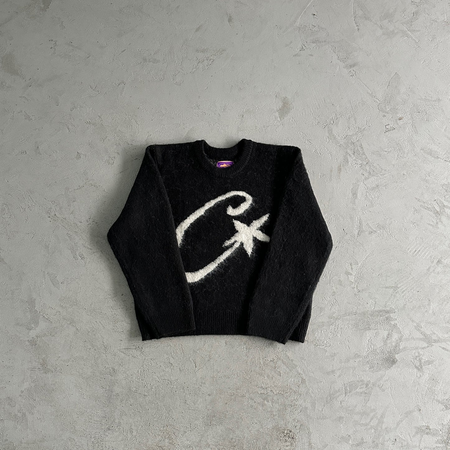Corteiz C Star Mohair Knit Sweater