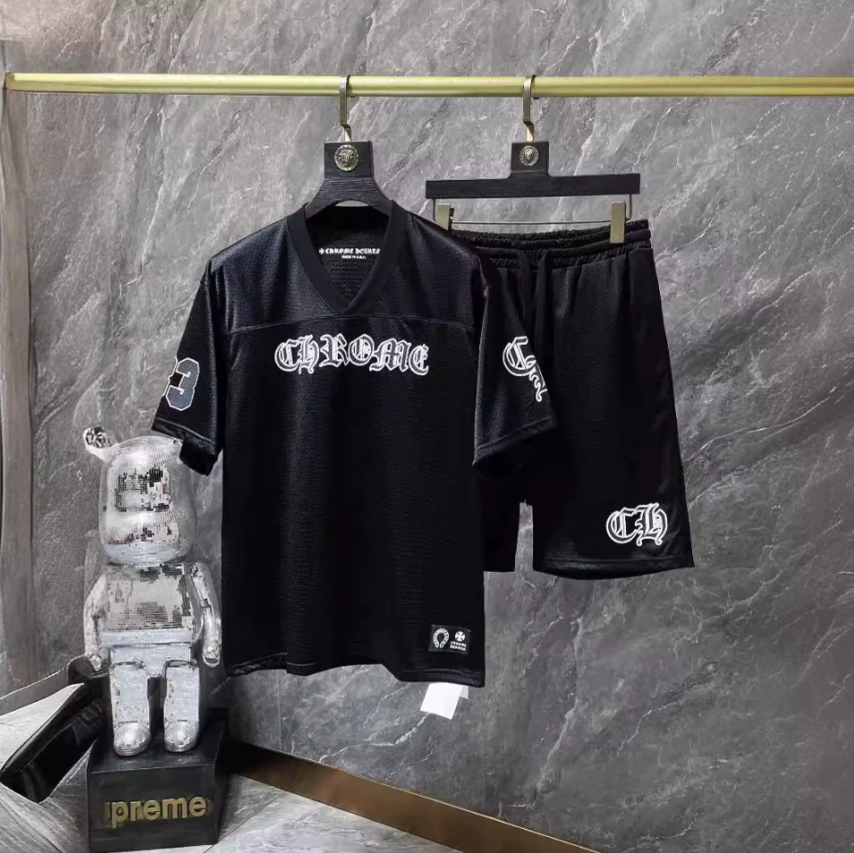 Chrome Hearts Black Mesh Sets