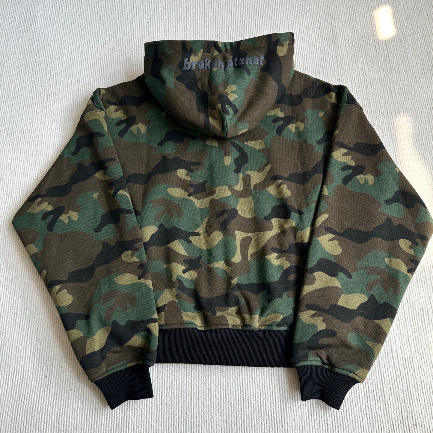 Broken Planet Zip-up Camo Hoodie