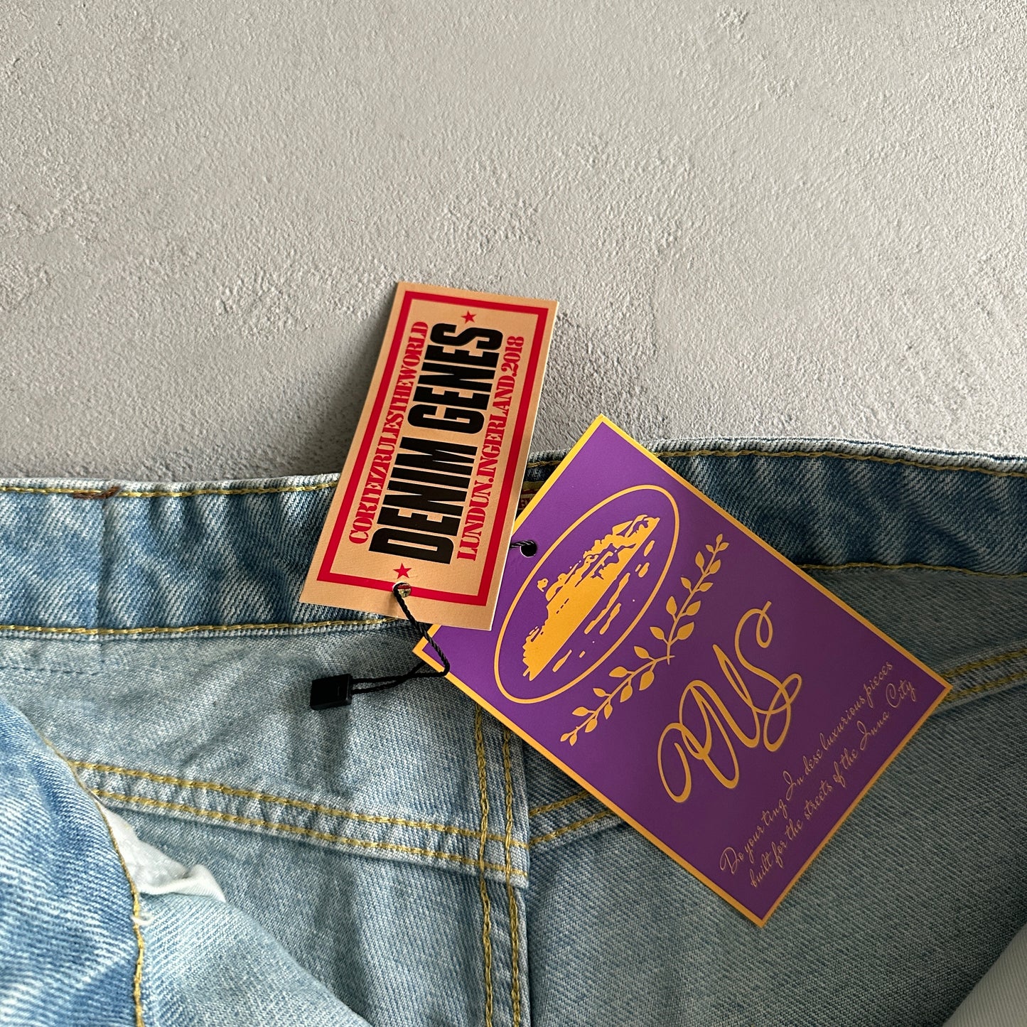 Corteiz Alcatraz Denim Shorts