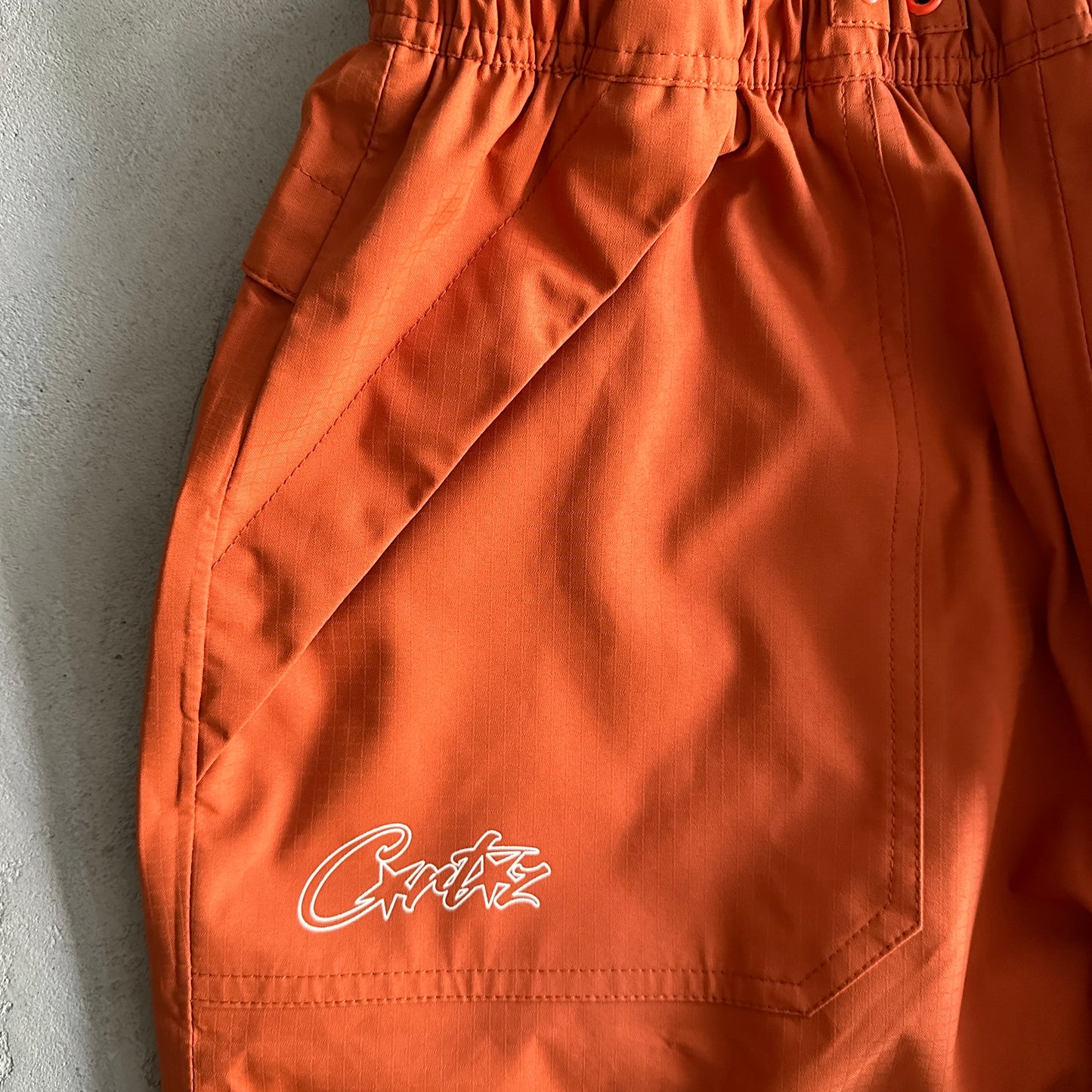 Corteiz Gutta Waterproof Bottoms Burnt Orange Tracksuit