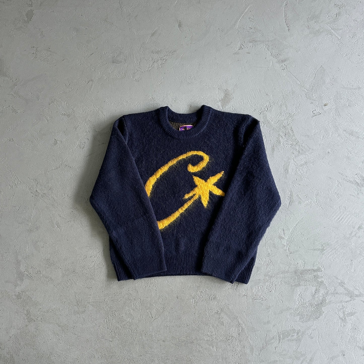 Corteiz C Star Mohair Knit Sweater