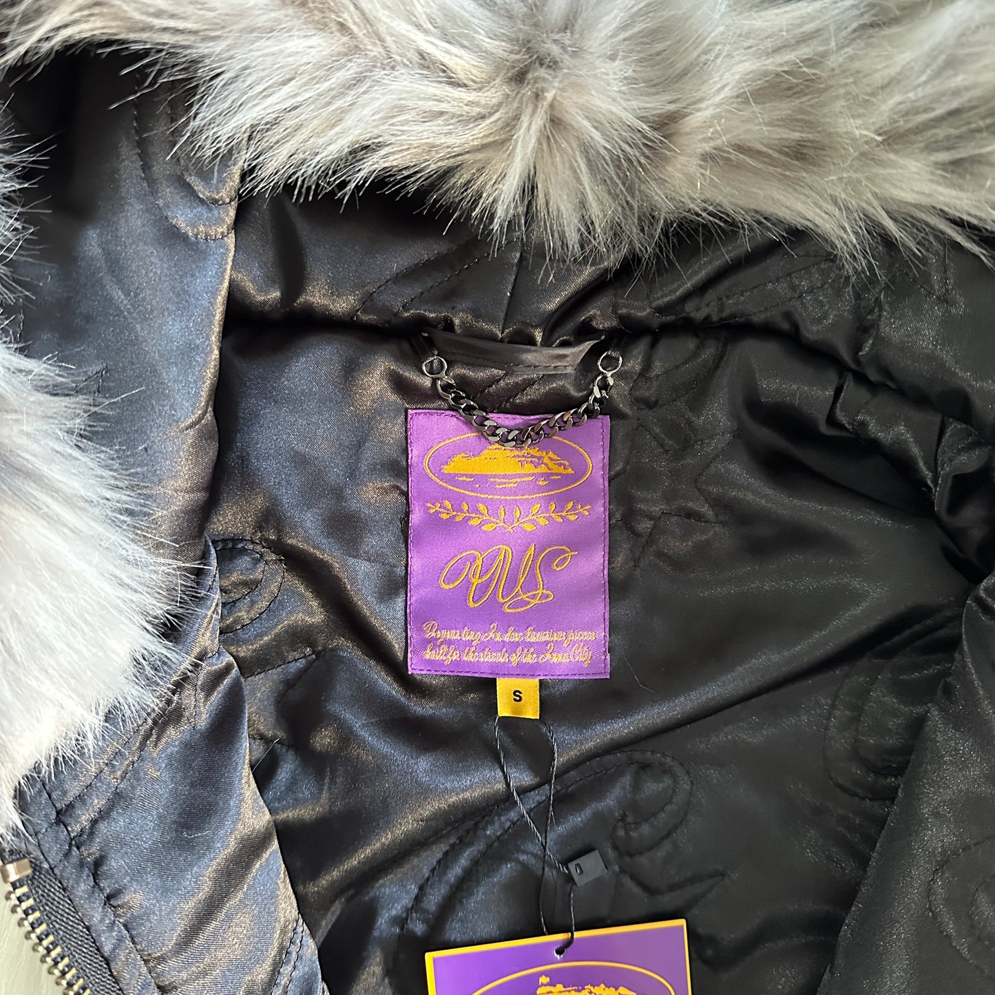 Corteiz Hooded Fur Jacket