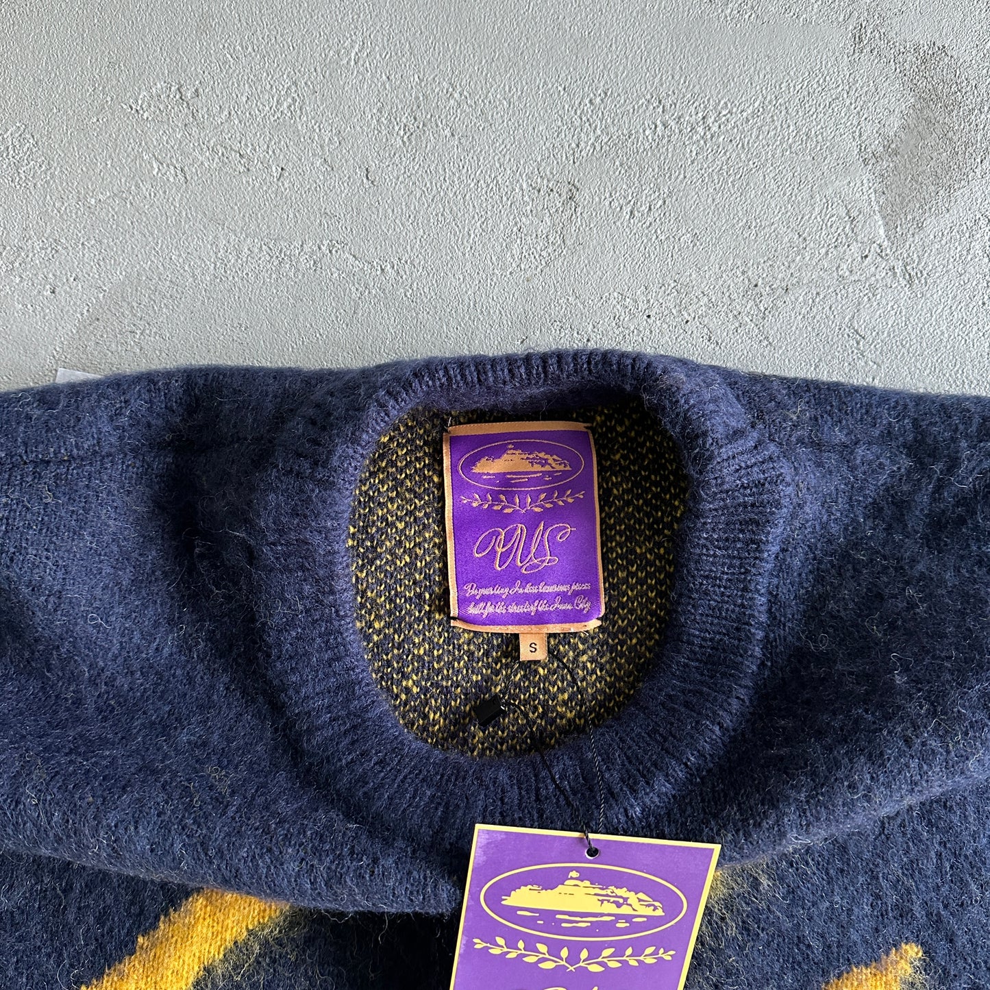 Corteiz C Star Mohair Knit Sweater