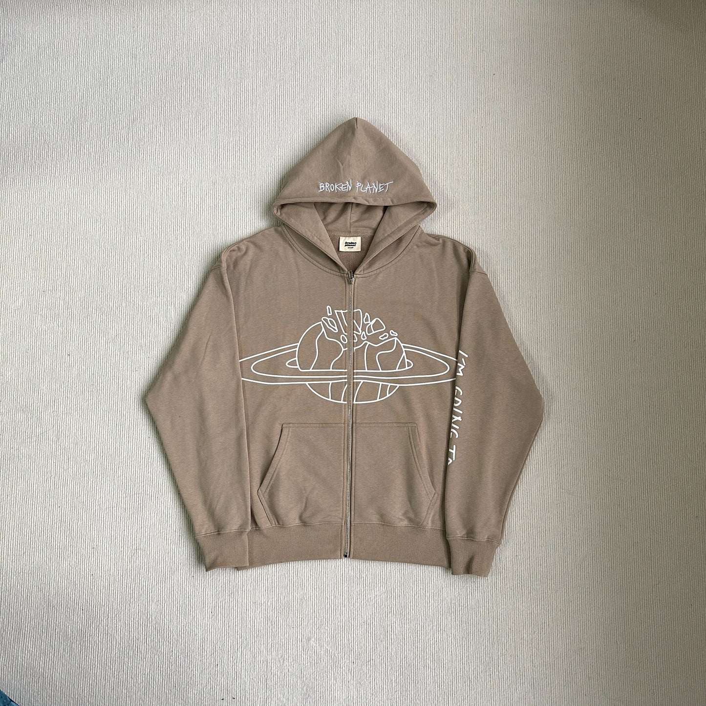 Broken Planet Zip-up Hoodies