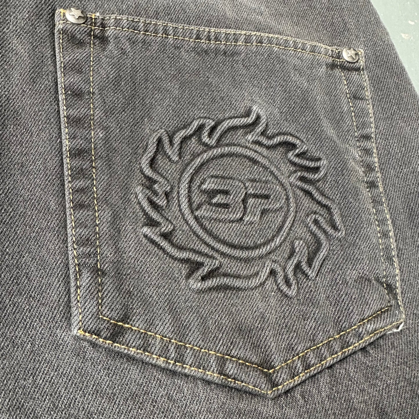 Broken Planet Washed Black Pants