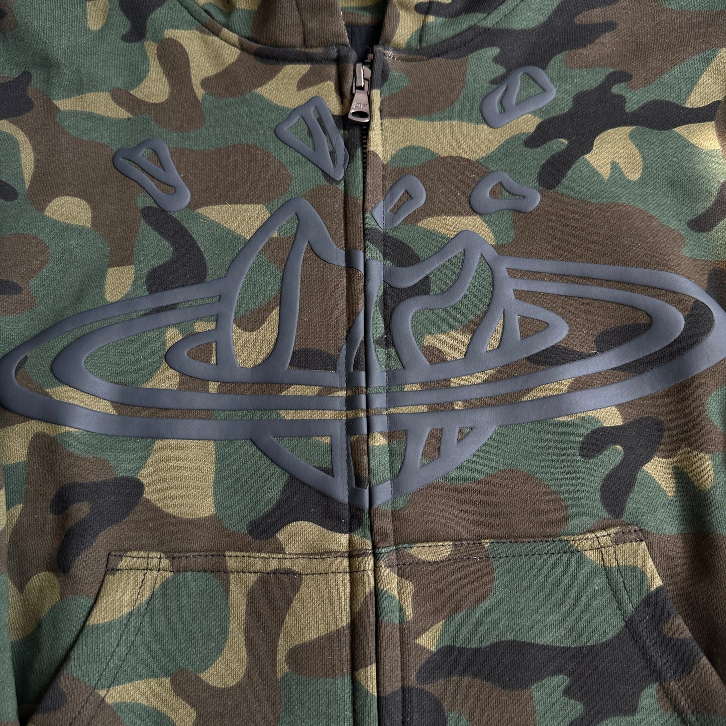 Broken Planet Zip-up Camo Hoodie