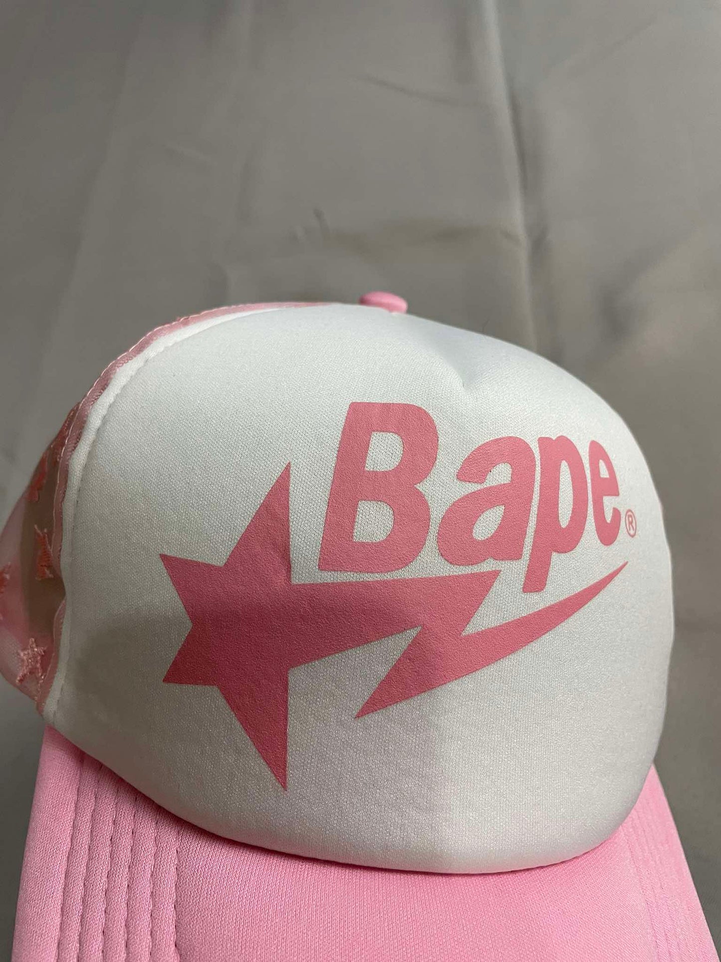 Bape Monogram Mesh Trucker Cap