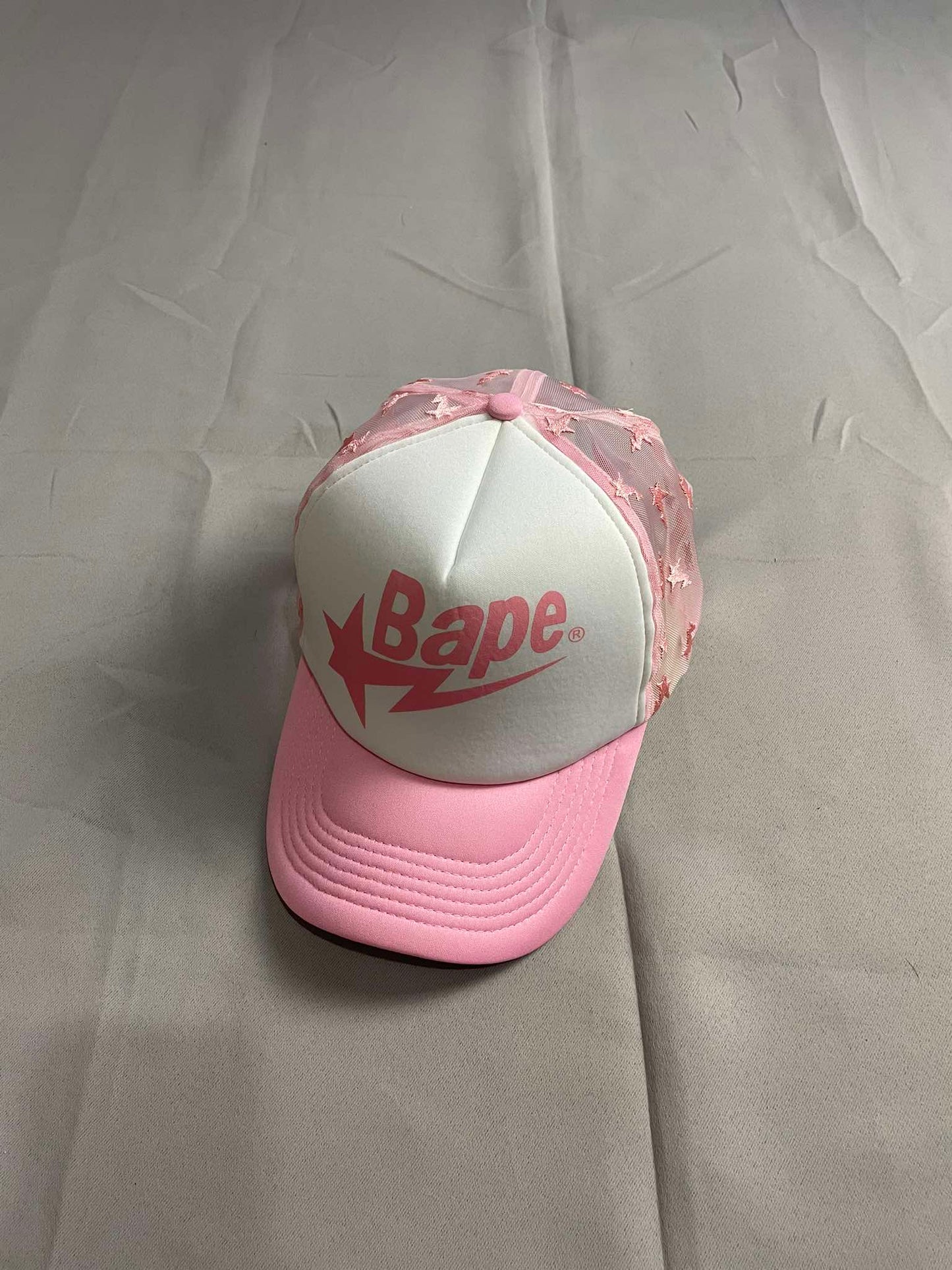 Bape Monogram Mesh Trucker Cap