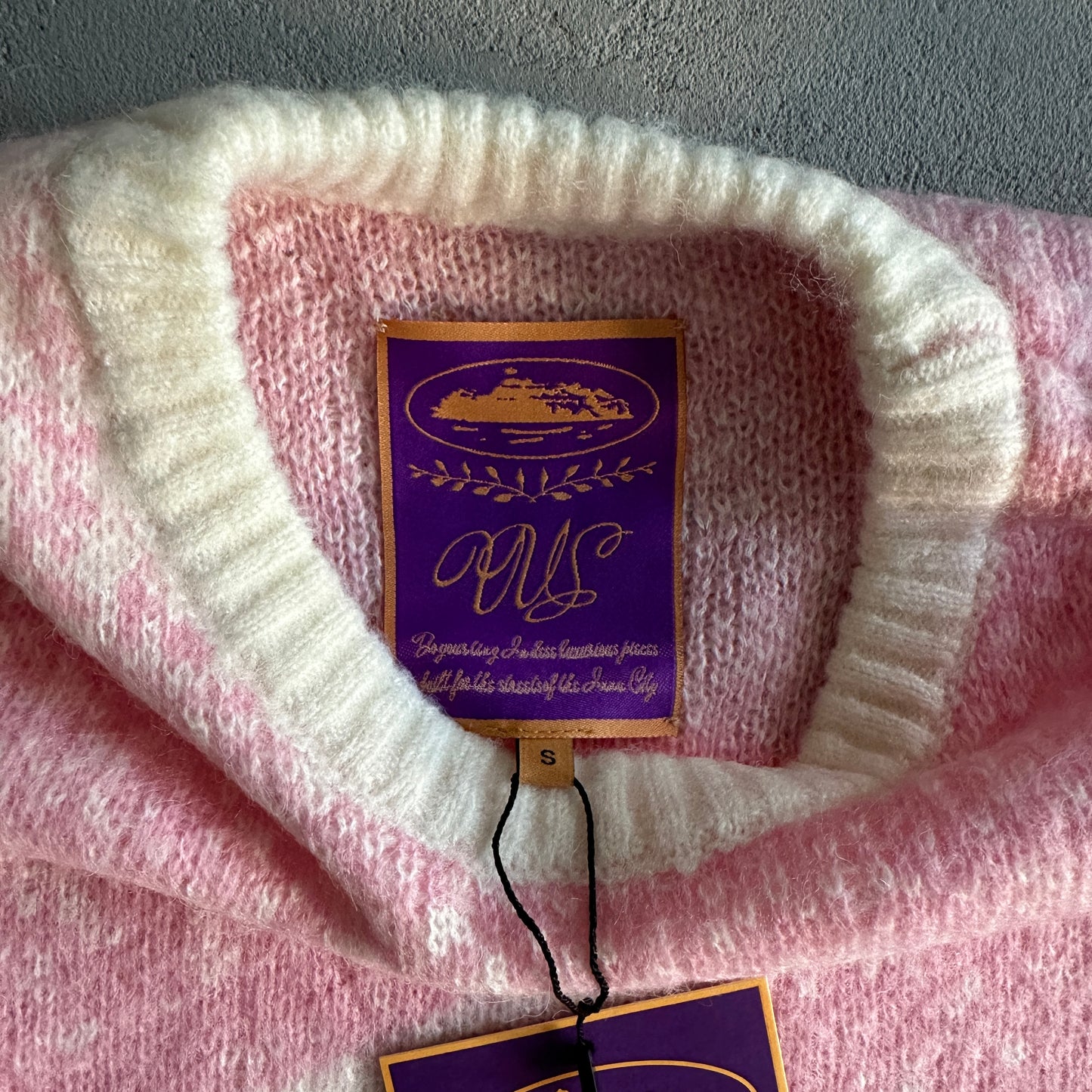 Corteiz C Star Mohair Knit Sweater