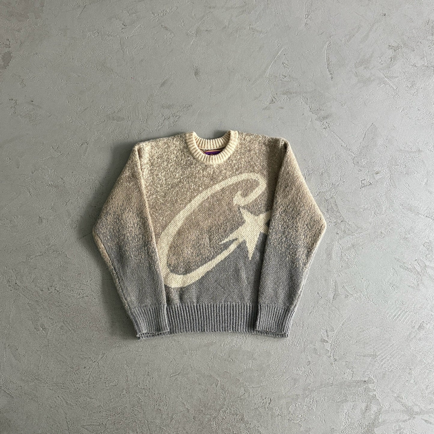 Corteiz C Star Mohair Knit Sweater
