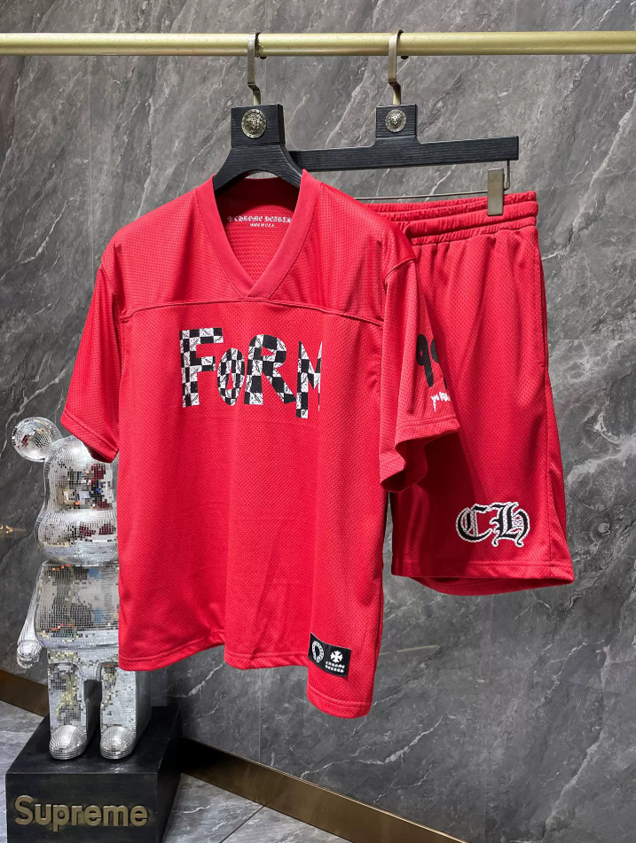 Chrome Hearts Red Mesh Sets