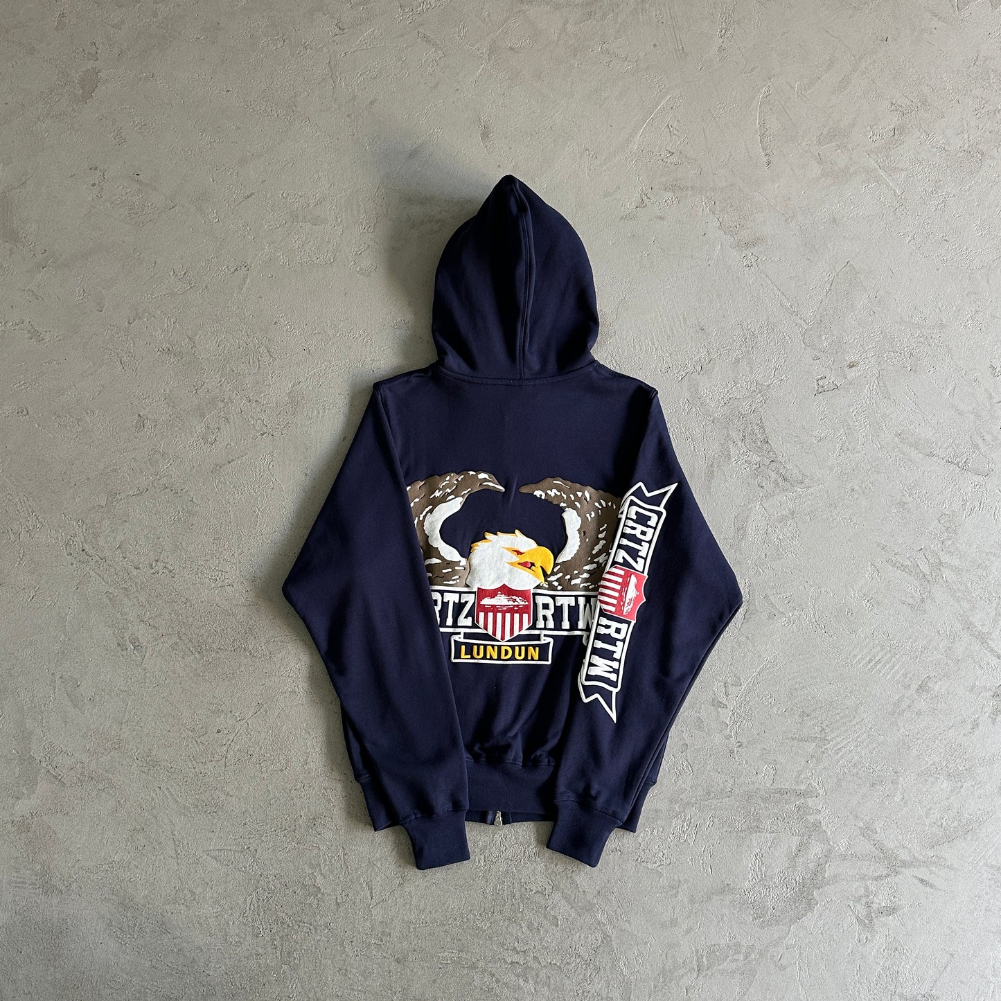 Corteiz Dipset Navy Blue Eagle Tracksuit