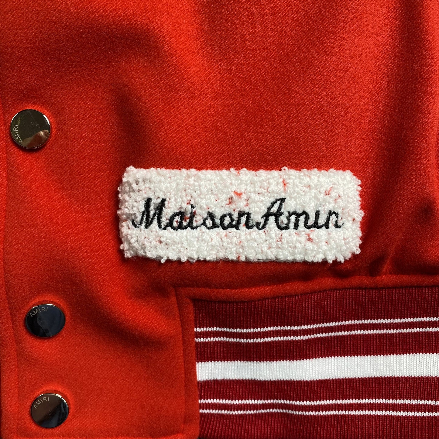 Amiri Mixed Varsity Jacket