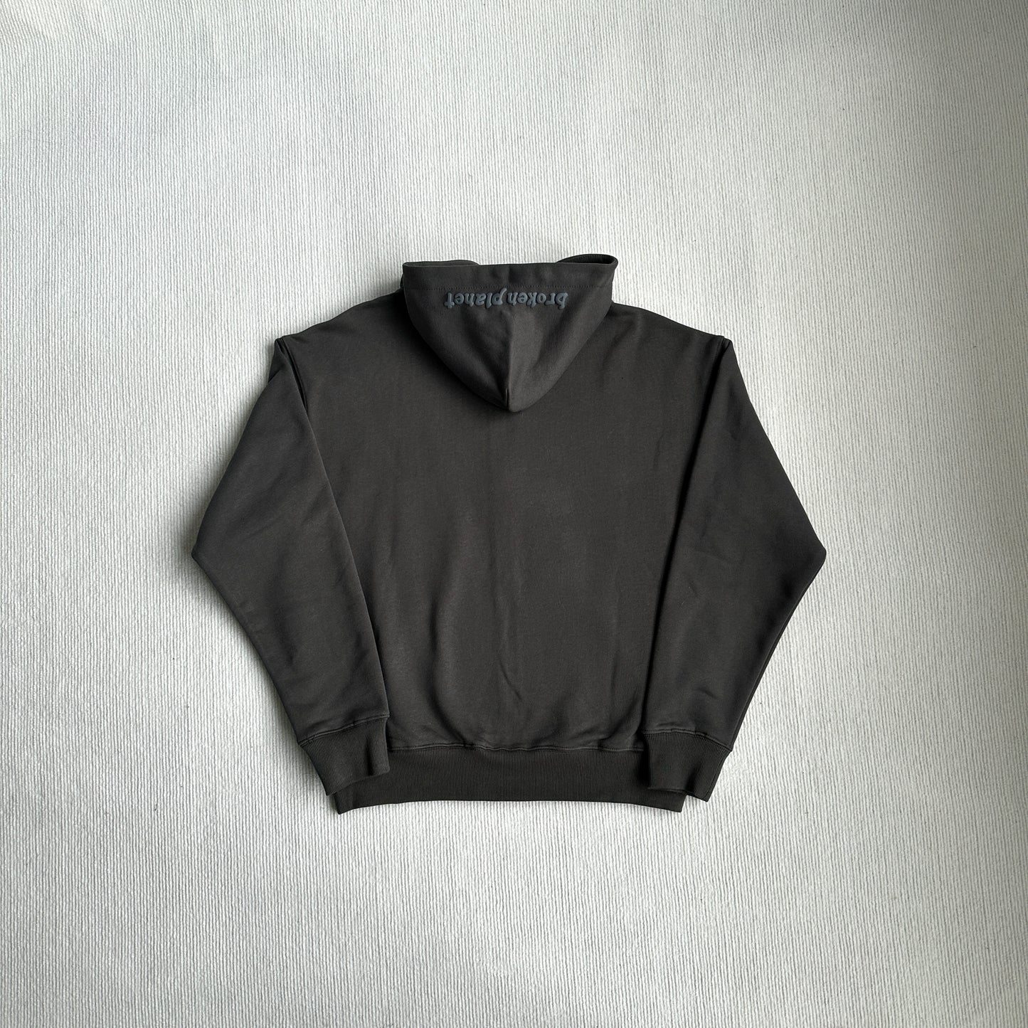 Broken Planet Zip-up Triple Black Hoodie