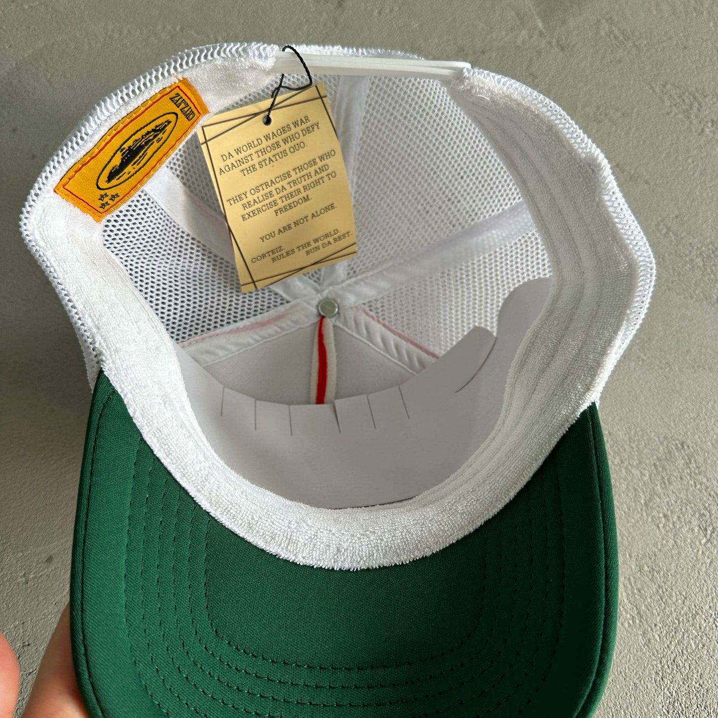 Corteiz Red Trucker Cap