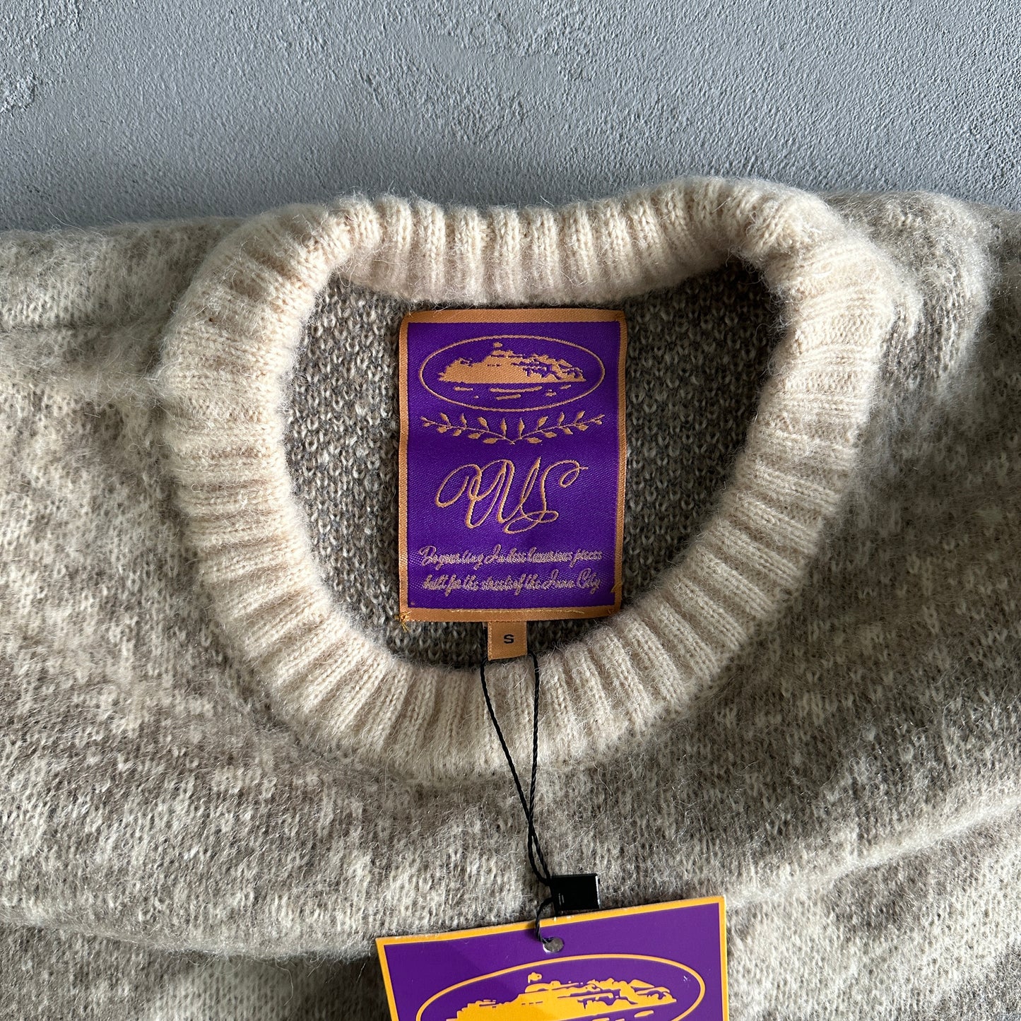 Corteiz C Star Mohair Knit Sweater