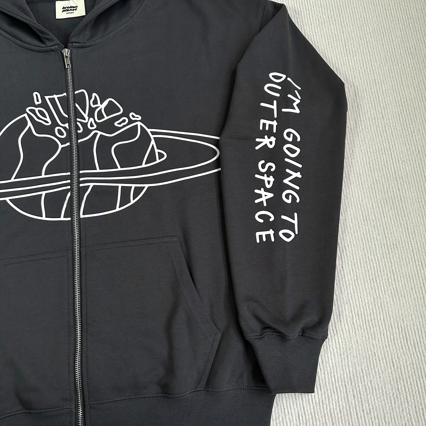 Broken Planet Zip-up Hoodies