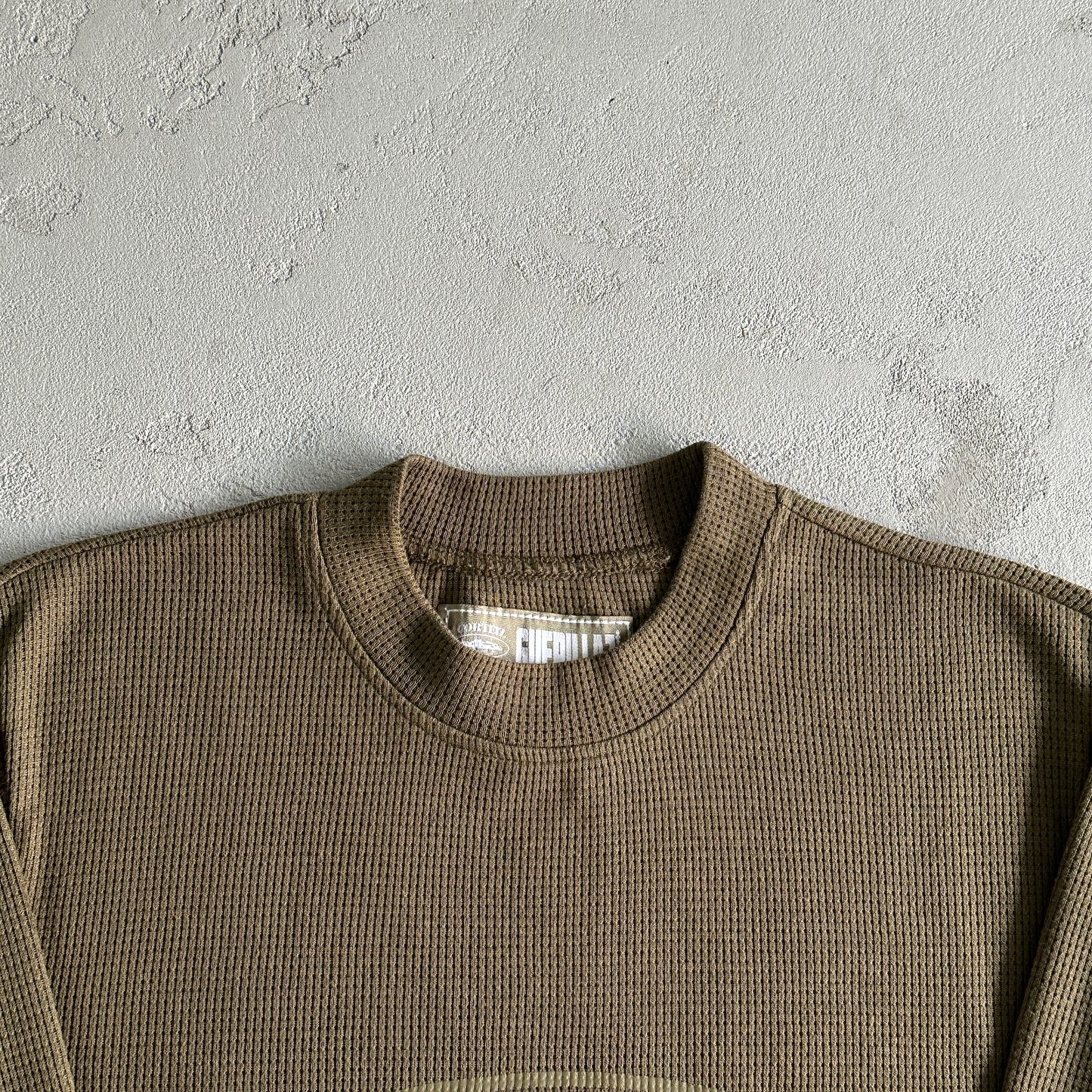 Corteiz Alcatraz Waffle Sweater Green