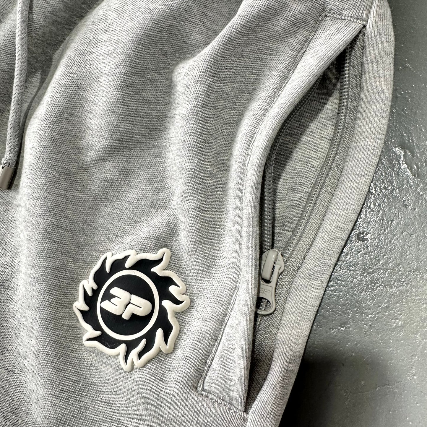 Broken Planet Sun "Heather Gray" Zip-up Sets