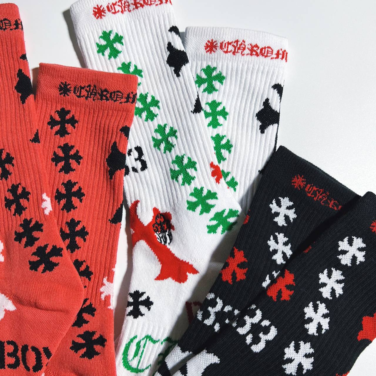 Chrome Hearts Socks (3 PAIRS ONLY)