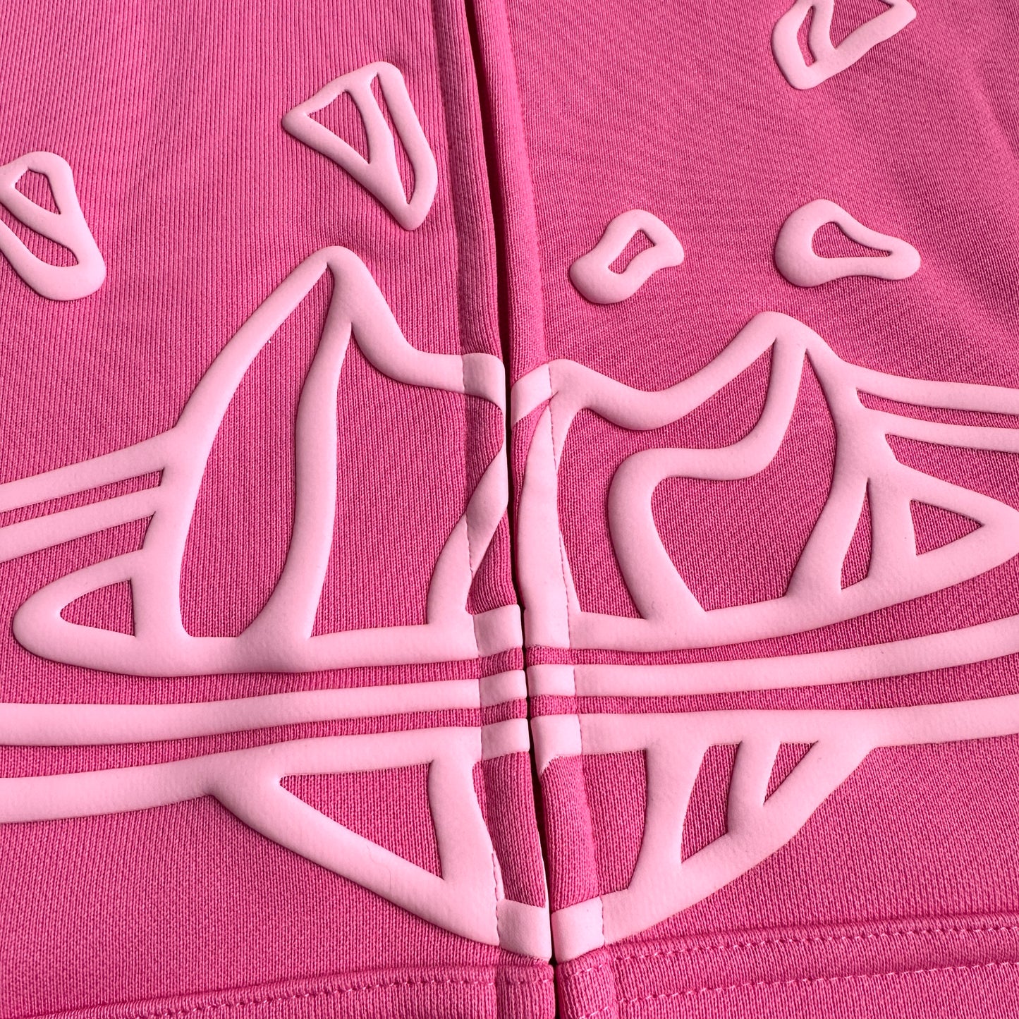 Broken Planet Zip-up Pink Hoodie