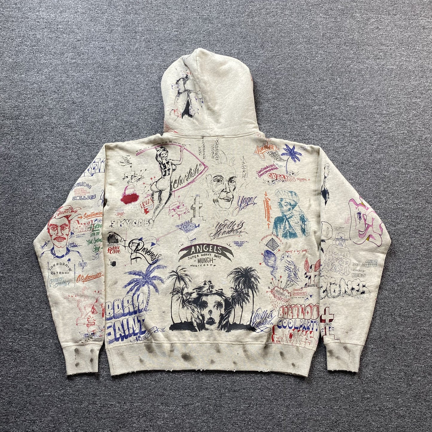 Saint Michael Mixed Hoodies