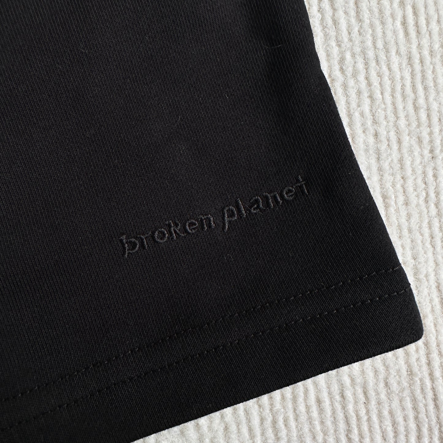 Broken Planet Cotton Short - Midnight Black