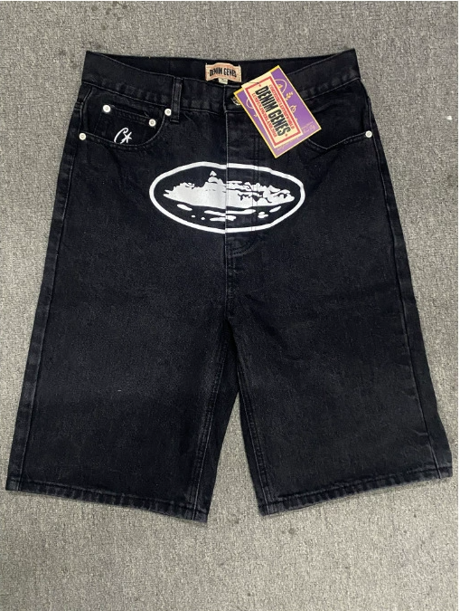 Corteiz Alcatraz Denim Shorts