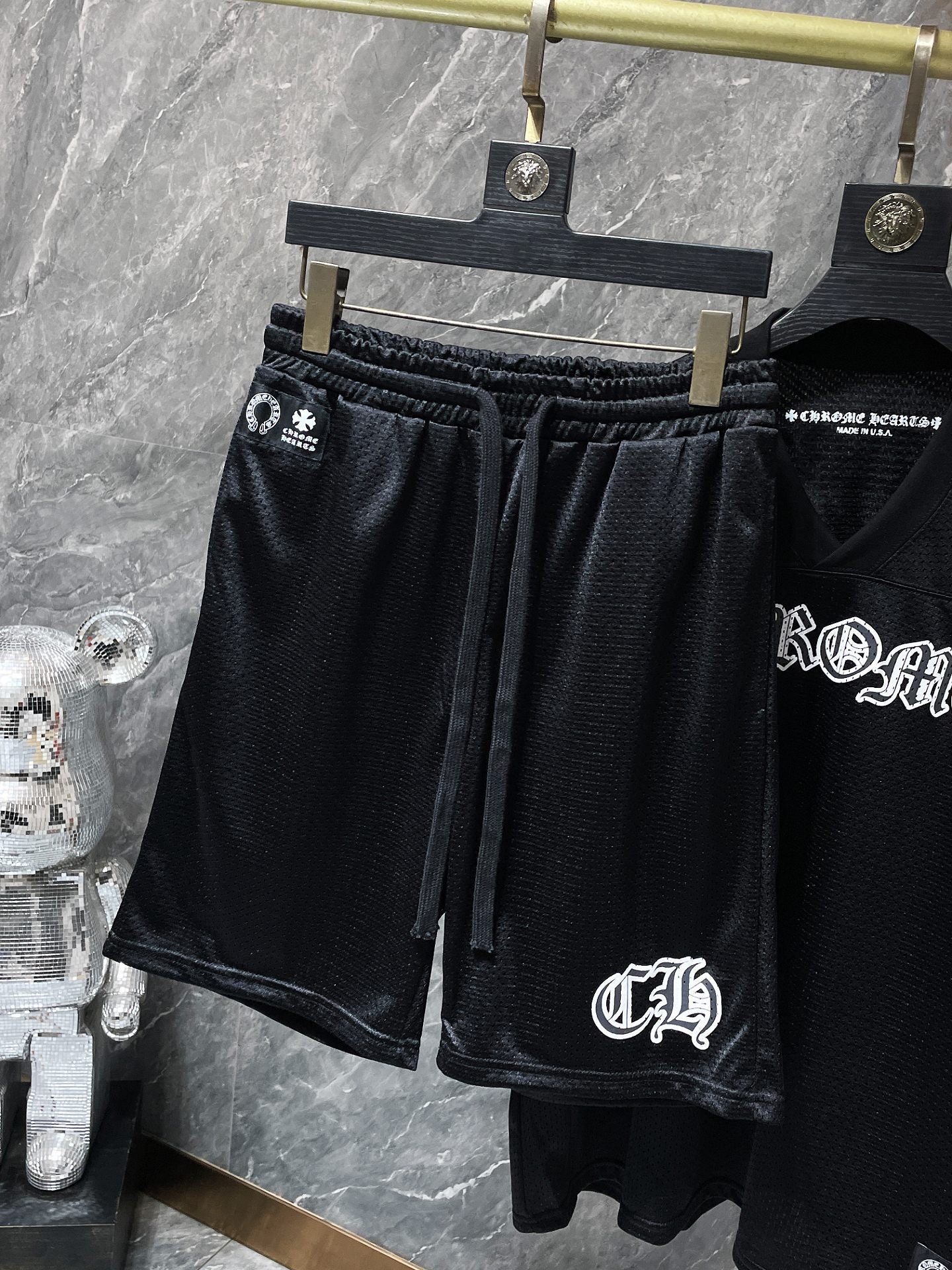 Chrome Hearts Black Mesh Sets