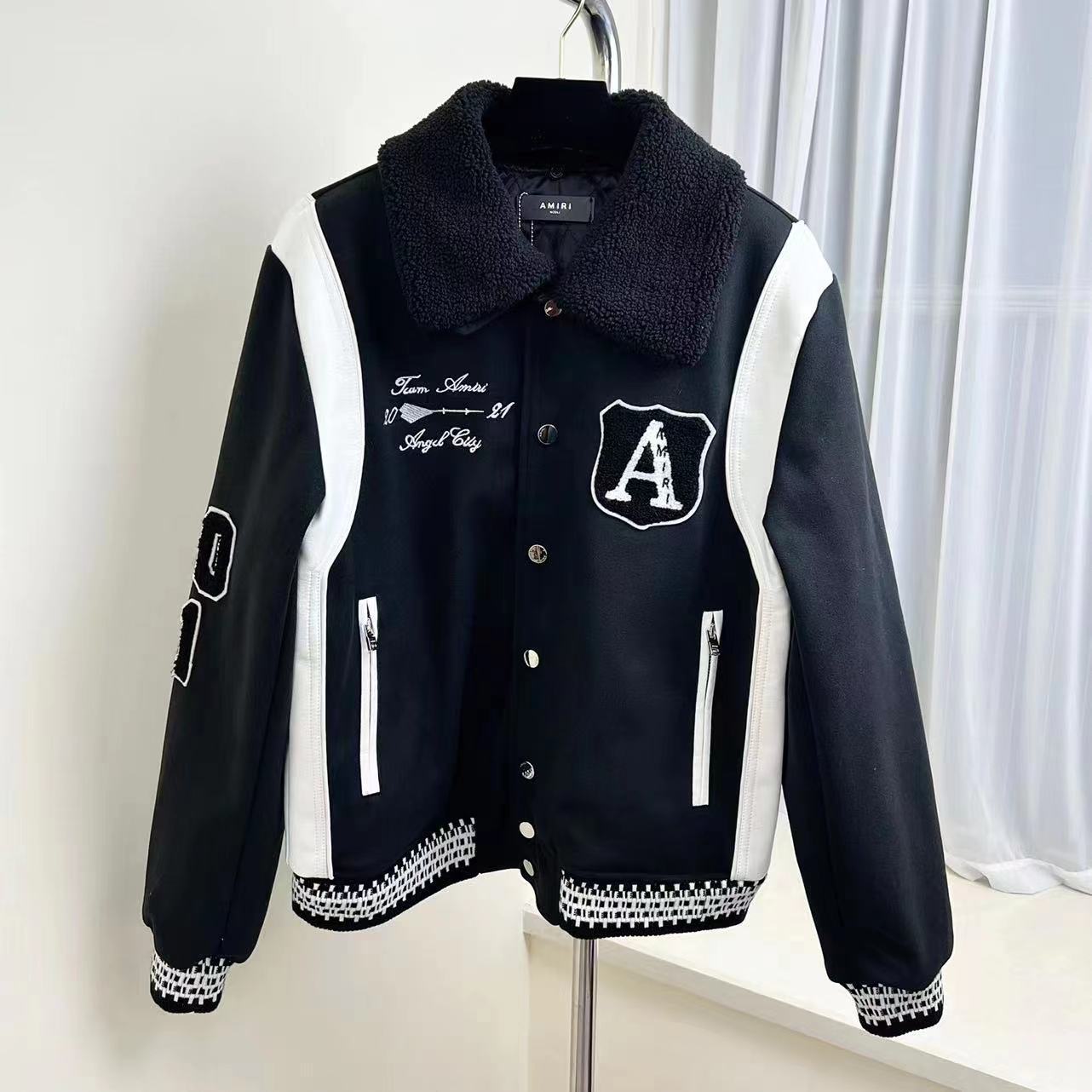 Amiri Mixed Varsity Jacket
