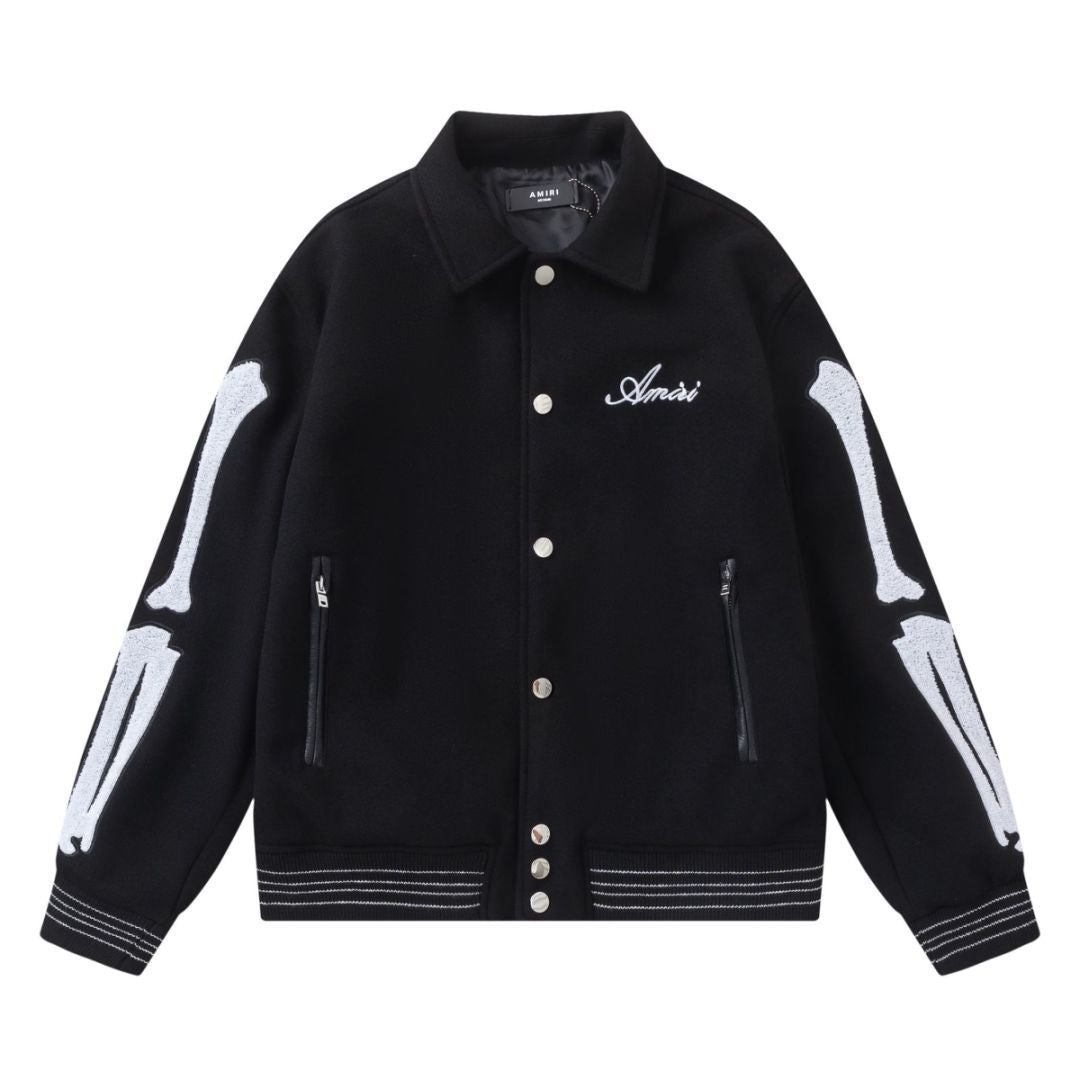 Amiri Skeleton Varsity Jackets