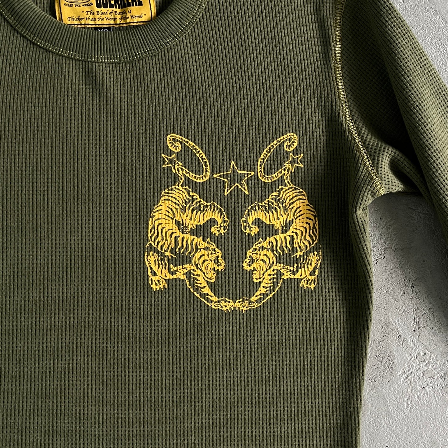 Corteiz Tiger Contrast Waffle Sweater