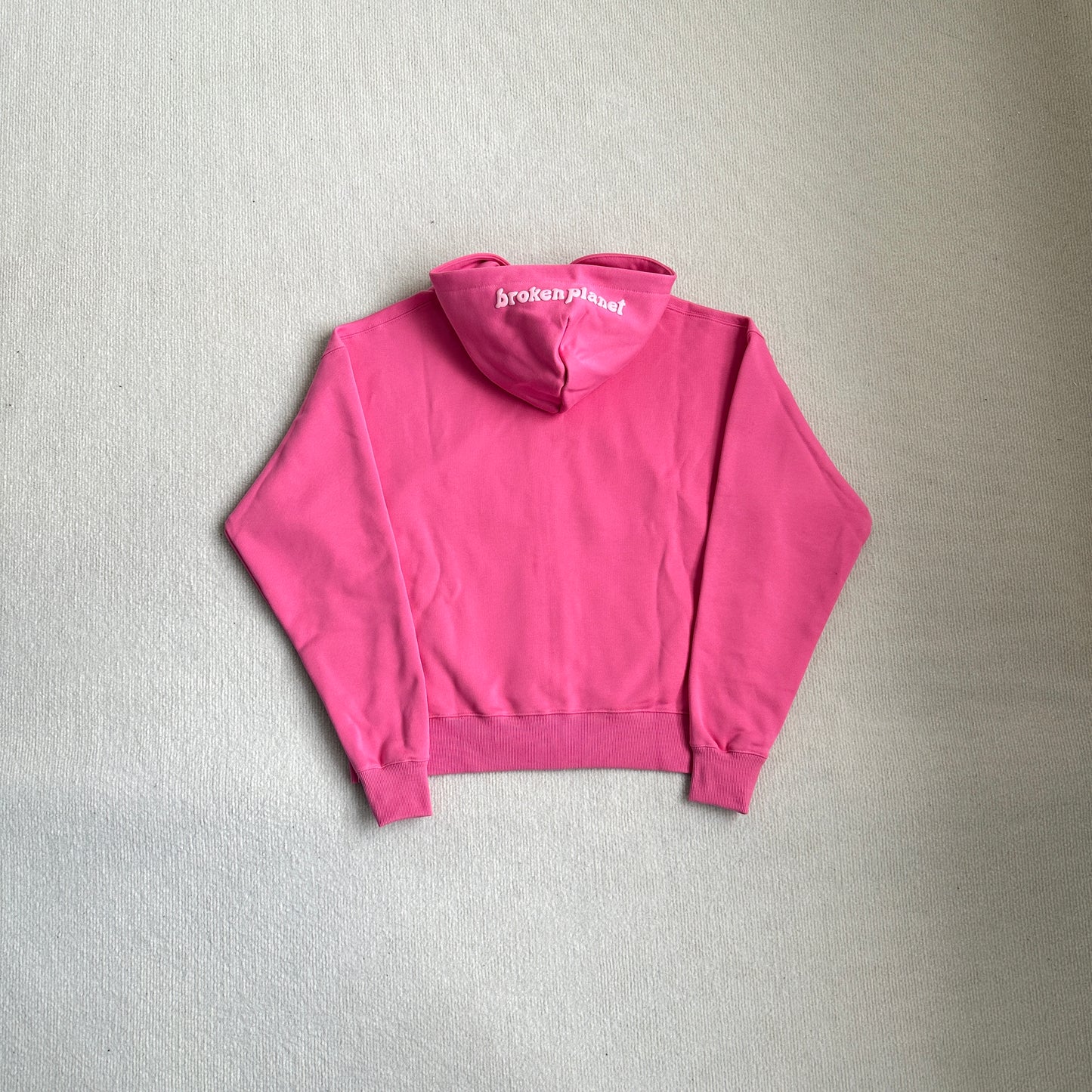 Broken Planet Zip-up Pink Hoodie