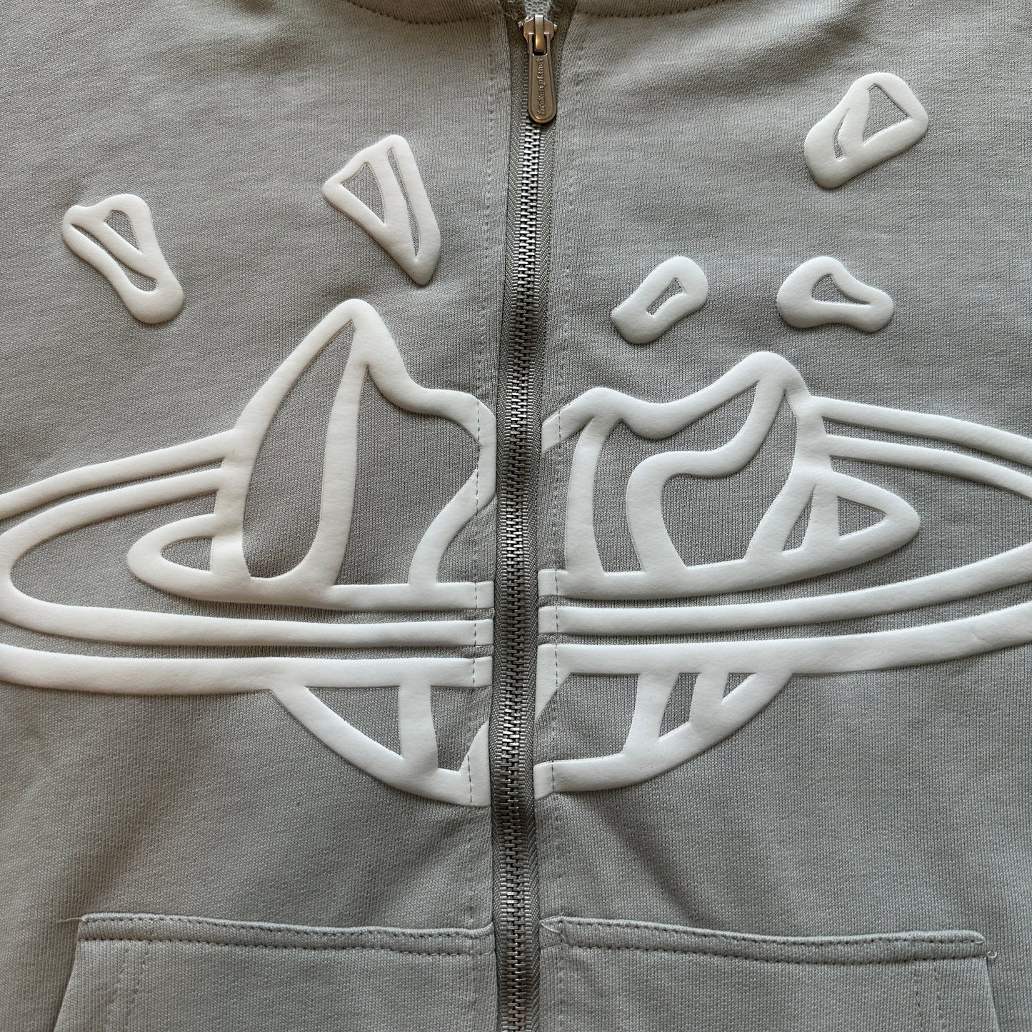Broken Planet Zip-up Stone Gray Set