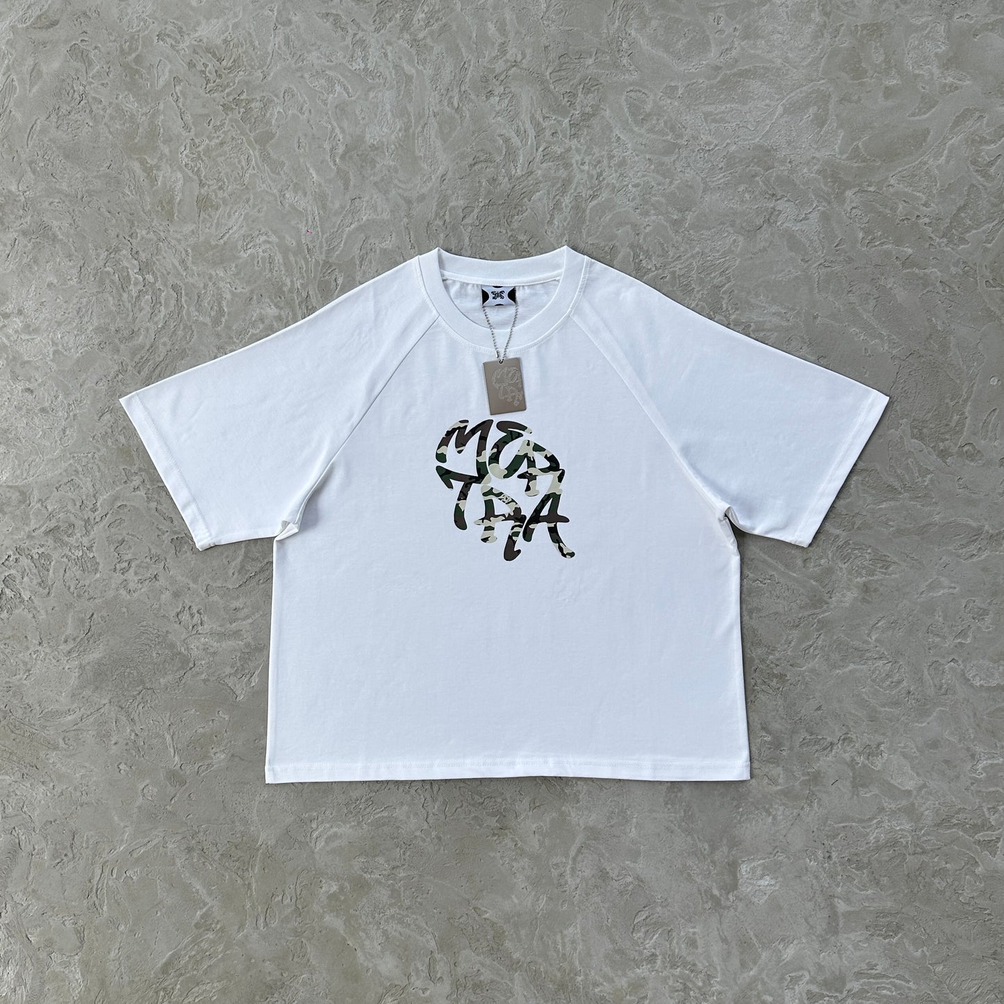 Mertra Camo White Tee