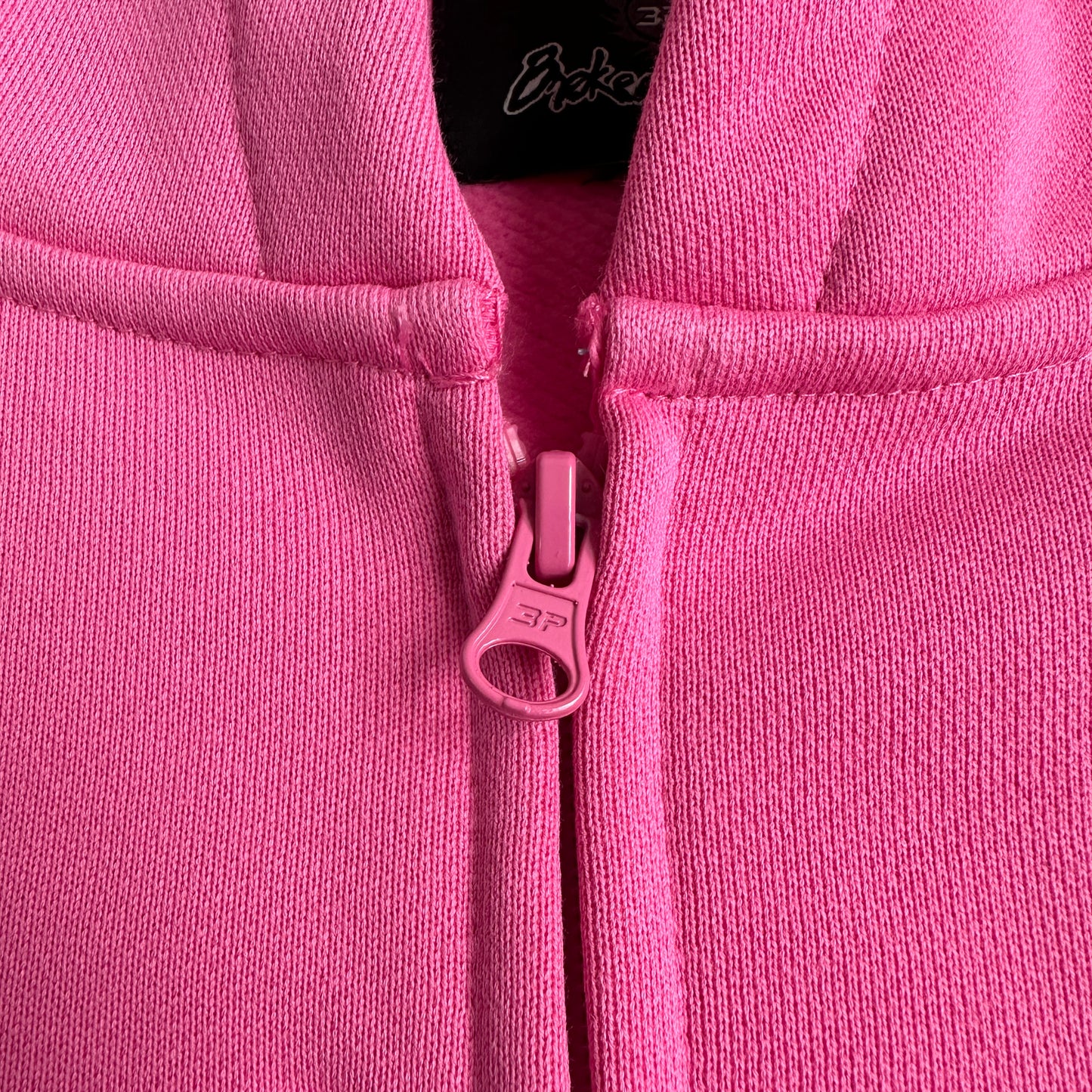 Broken Planet Zip-up Pink Hoodie