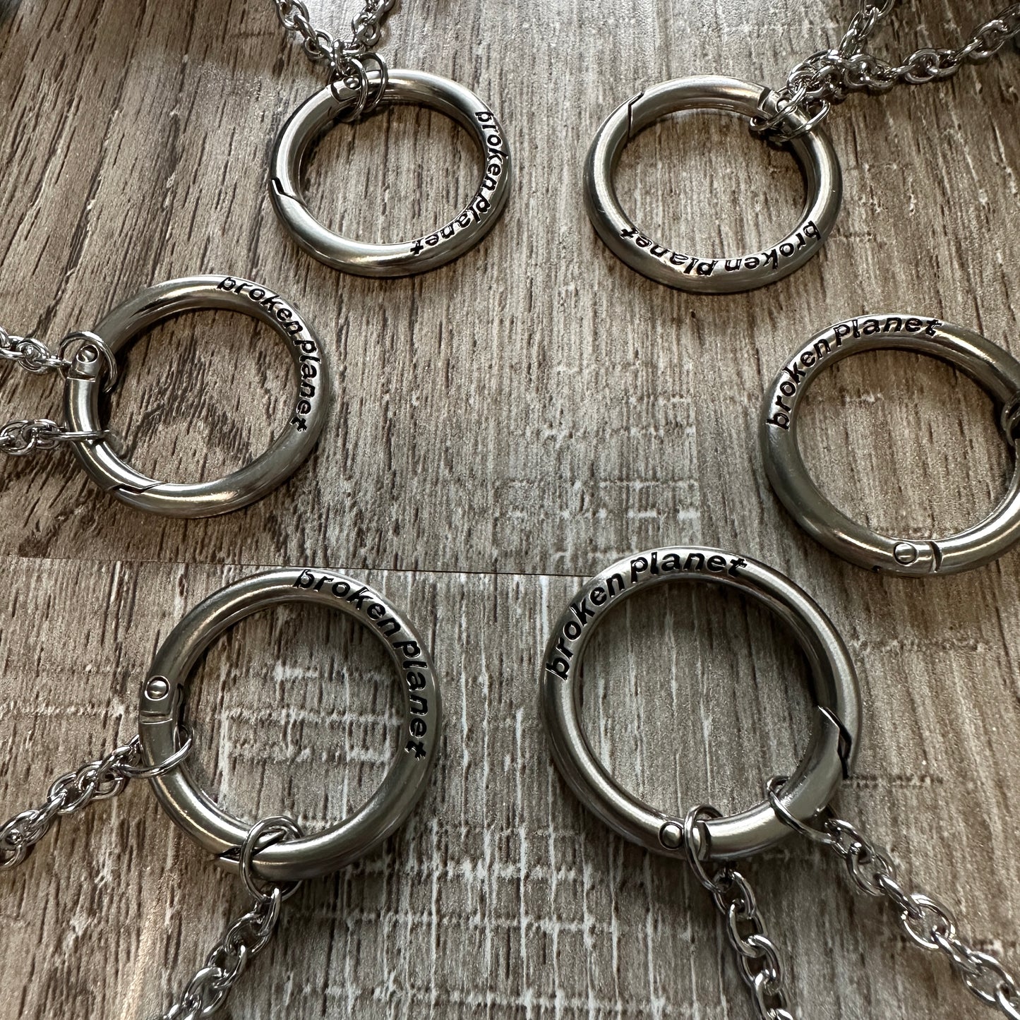 Broken Planet Keychain
