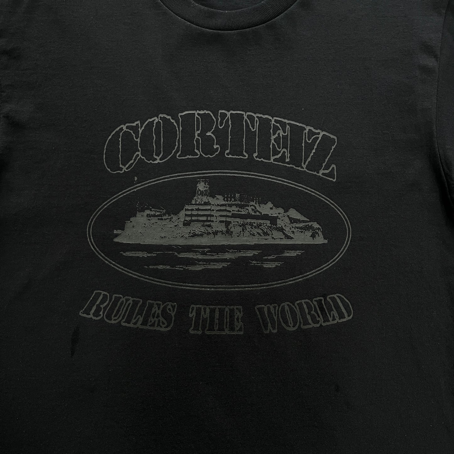 Corteiz Triple Black Tee