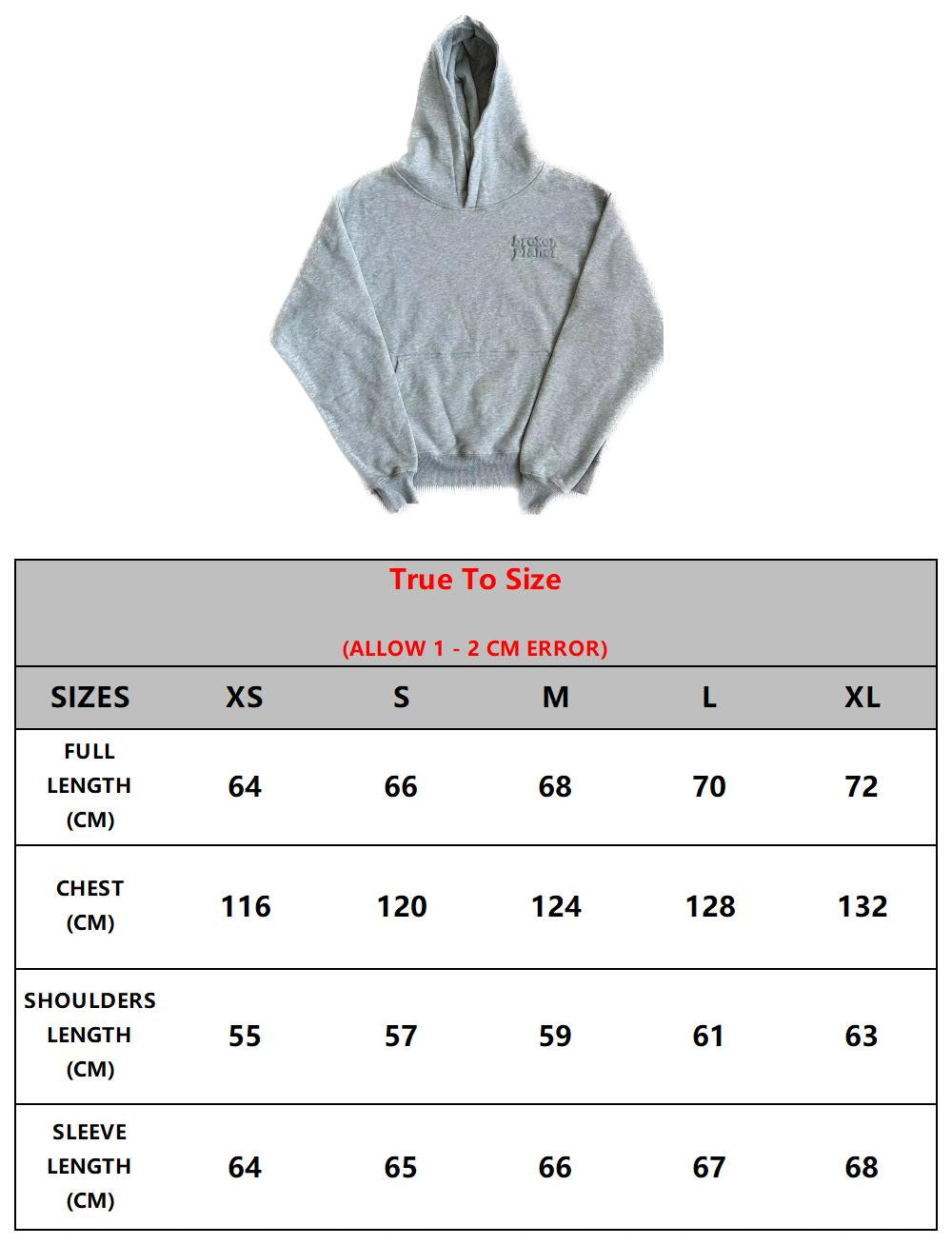 Broken Planet Hoodie Short-sets