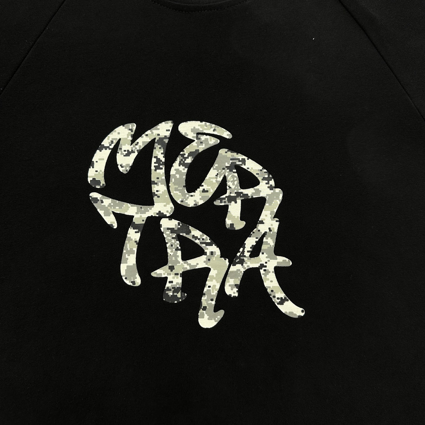 Mertra Camo Black Tee