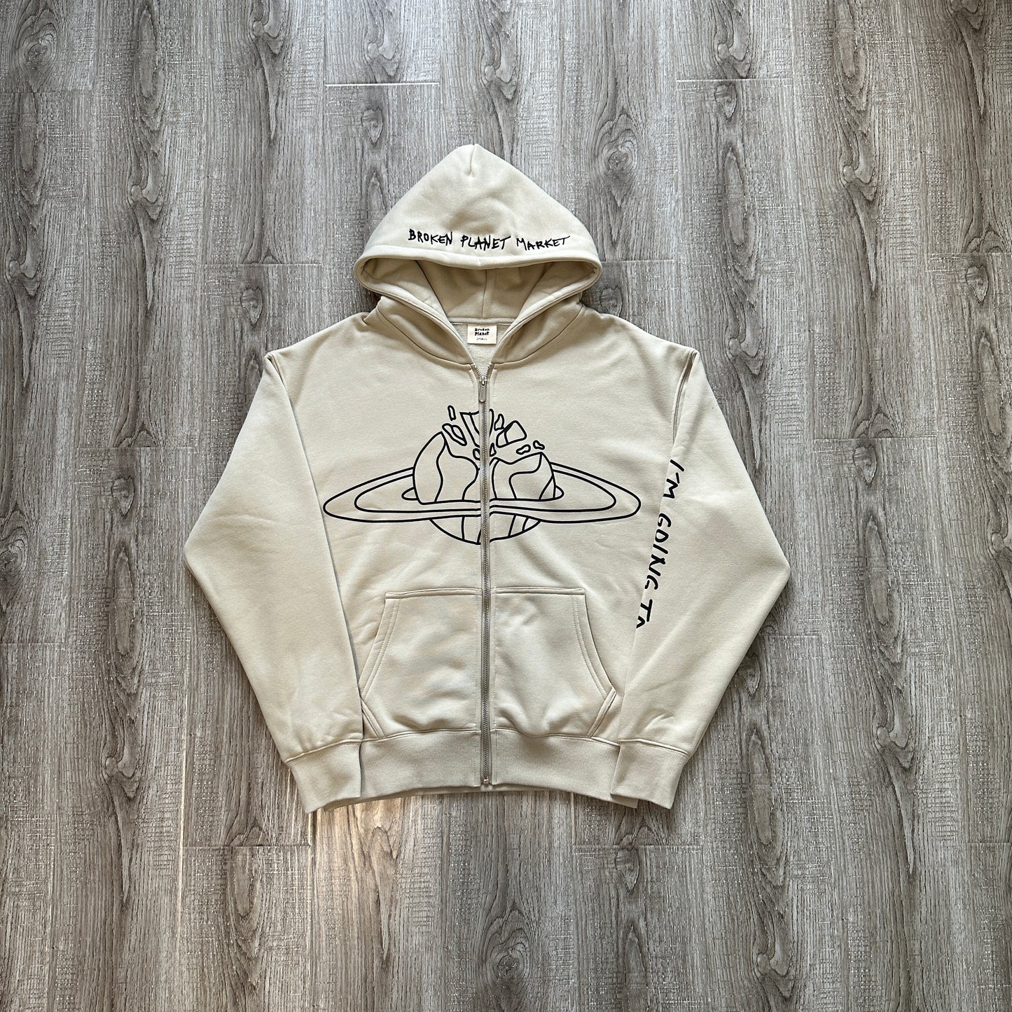 Broken Planet Zip-up Hoodies