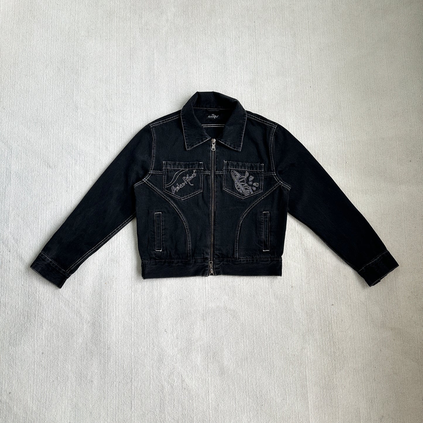 Broken Planet Black Denim Set