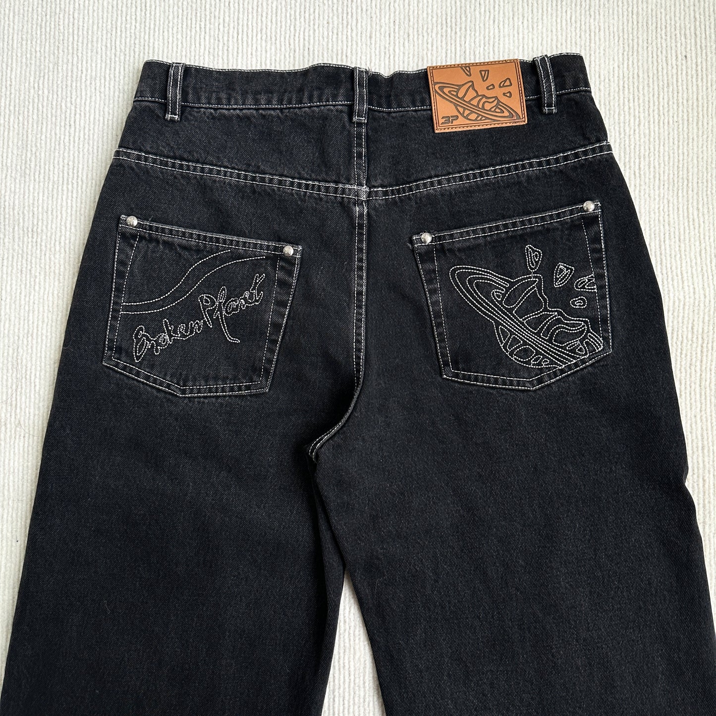 Broken Planet Black Denim Set
