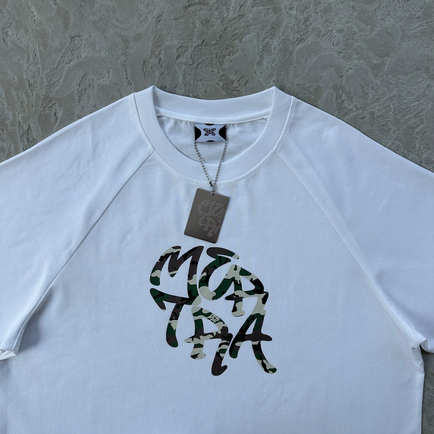 Mertra Camo White Tee