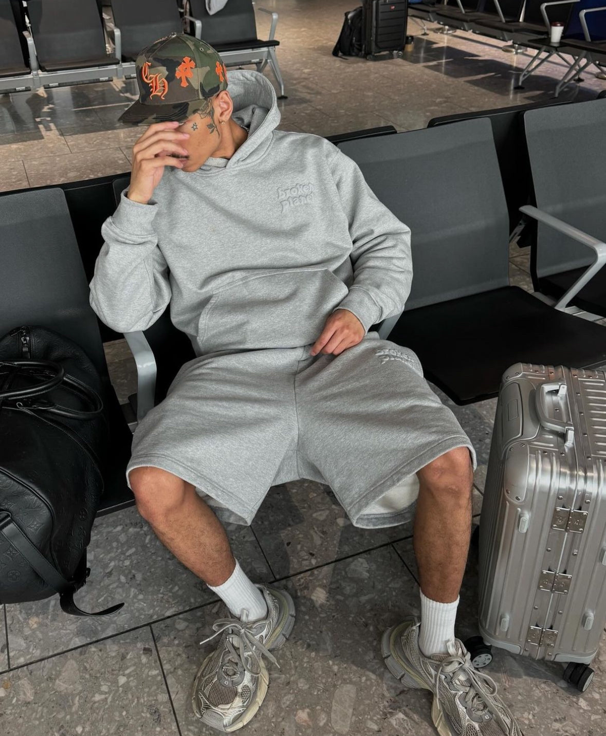 Broken Planet Hoodie Short-sets