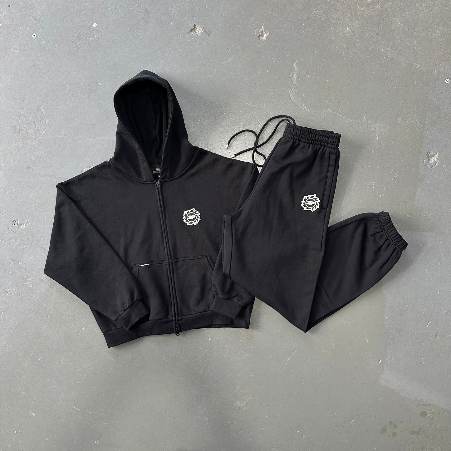 Broken Planet Sun "Black" Zip-up Sets