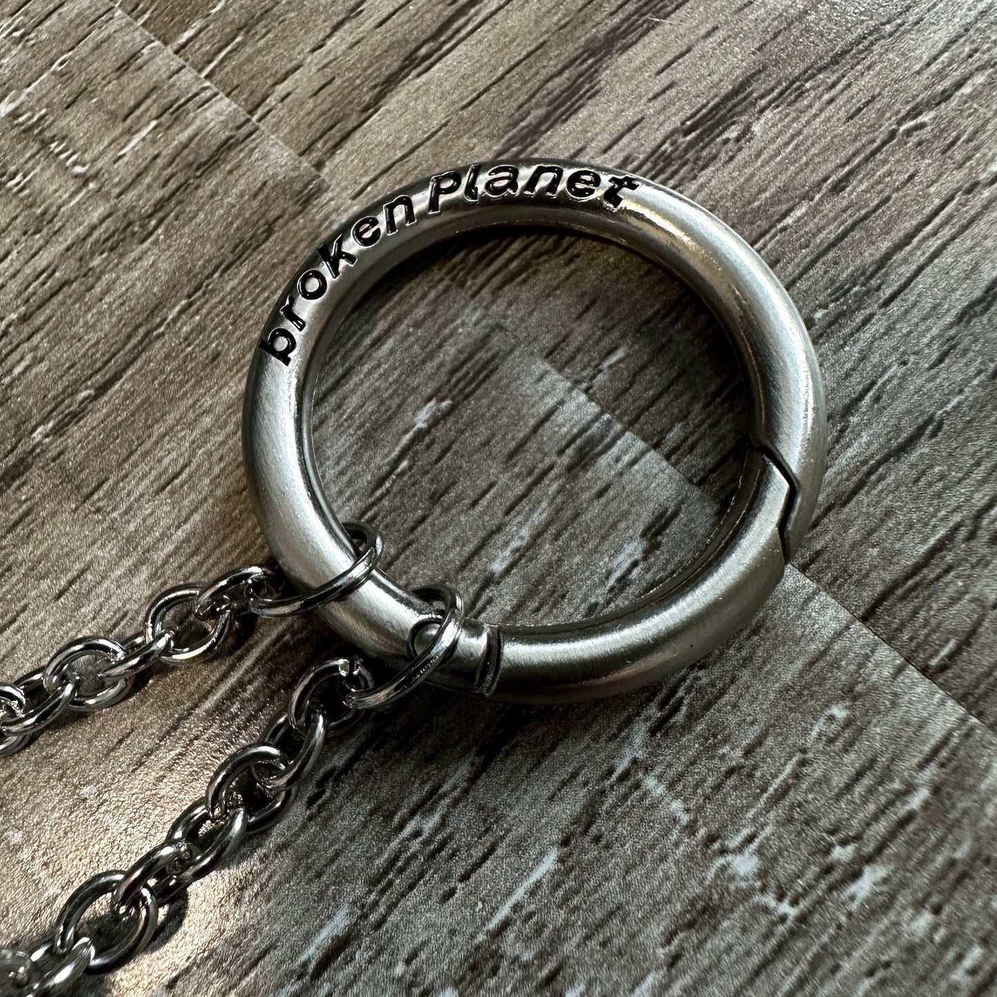 Broken Planet Keychain